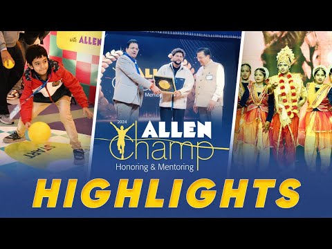 Highlights of ALLEN Champ 2024: From Class 3rd to 10th Students get Felicitated