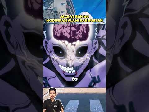 JACK VS RAN WU MODIFIKASI ALAMI DAN BUATAN #shorts