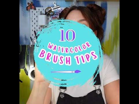 10 brush tips for watercolor