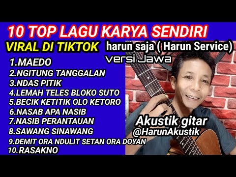 10 Top Lagu Karya Sendiri Viral di tiktok Akustik gitar