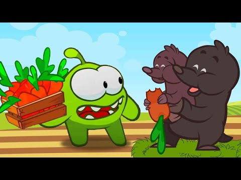 Om Nom aprende que compartir es cuidar | Videos divertidos de aprendizaje para niños