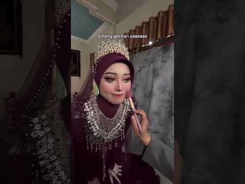 EMANG ADA YANG SALAH SAMA MAKEUPNYA🤭🤭#riaspengantin #shorts