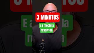 Eu consegui? MOCHILA PARA O CAMINHO DE SANTIAGO EM 3 MINUTOS  #caminhodesantiago