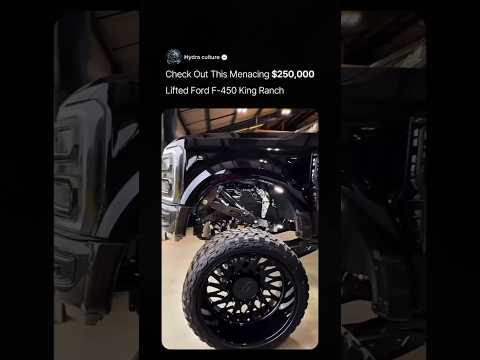 Check Out This Menacing $250,000 Lifted Ford F-450 King Ranch