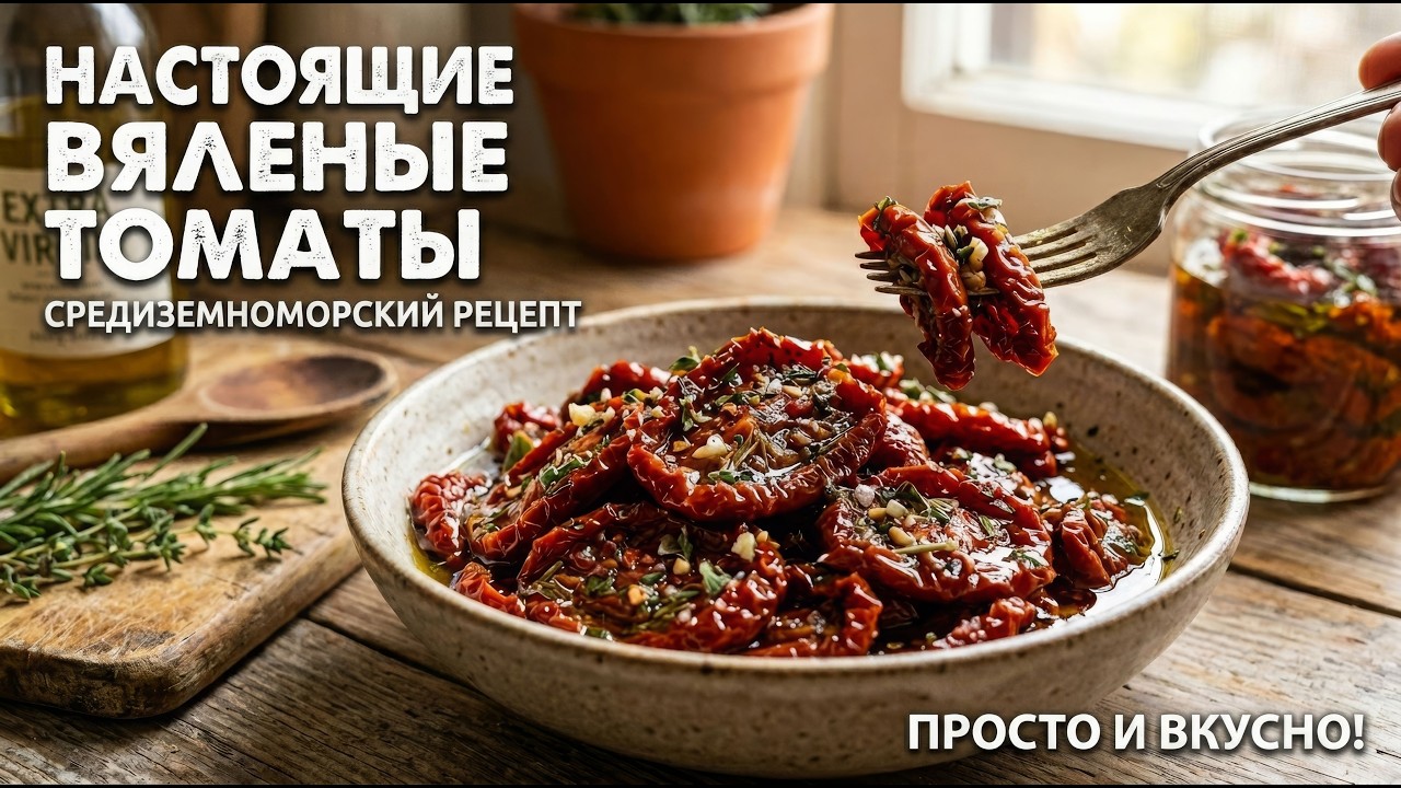 Сушеные (вяленые) помидоры. Рецепты средиземноморской кухни.