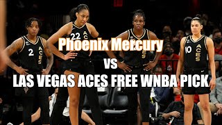 PHOENIX MERCURY VS LAS VEGAS ACES Free WNBA Pick, August 17th (WNBA Playoffs Game 1)
