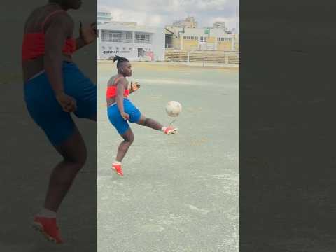 This lady could play against men #football #blackstar #soccer #abakanstudios #skills #sportsball