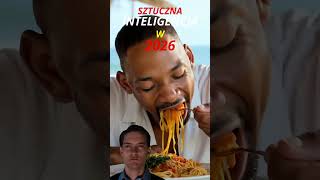 AI vs AI: Will Smith z spaghetti w 2023 i 2026 – Metamorfoza technologii! #sztucznainteligencja #ai