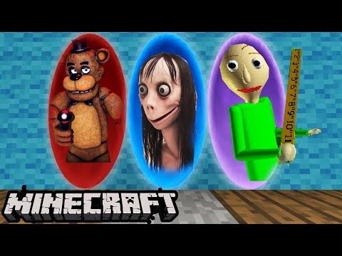 PORTALE DO: MOMO, BALDI, FNAF - Minecraft
