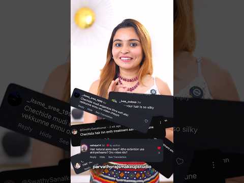 My Hair 💇🏻‍♀️ original or Hair extension 😅 Q&A part :10 @parvathyrajsmakeupstudio