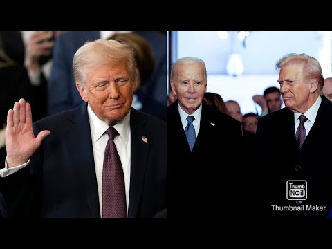 Donald Trump ✨️ Joe Biden's Peaceful Moments @ Donald Trump's Inauguration Ceremony 🇺🇸