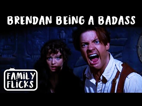 Brendan Fraser Being A Badass | The Mummy Franchise | Family Flicks