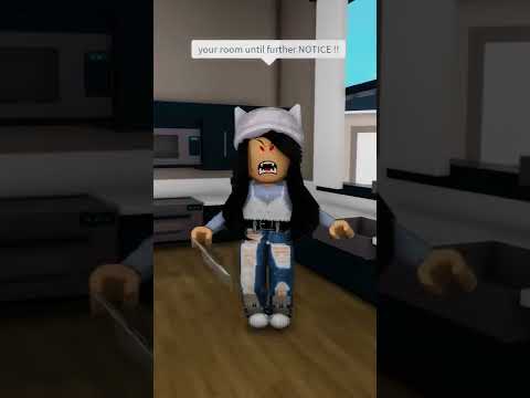 When your MOM is yelling you for FIGHTING in SCHOOL 😁 #RobloxBrookhaven #Brookhaven