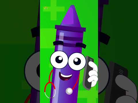 Five Little Crayons #shorts #explore #viral #trending #forkids #kidsmusic