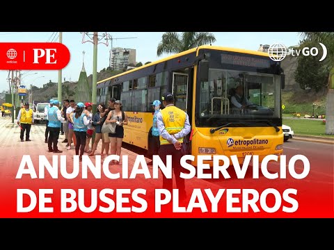 Servicio de buses playeros los fines de semana | Primera Edición | Noticias Perú