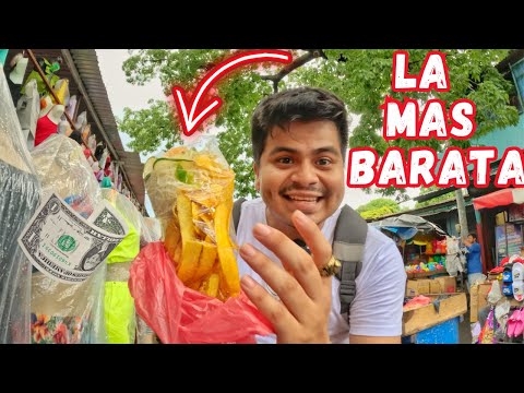 Probando COMIDA BARATA de Mercado en NICARAGUA 😱🇳🇮