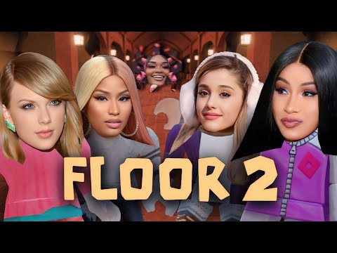 Celebrities Playing ROBLOX | DOORS FLOOR 2