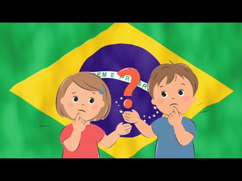 As CORES da Bandeira do Brasil| Vídeo educativo infantil sobre a Bandeira do Brasil