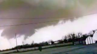 Port Bryan, Illinois Tornado March 13, 1990 (3 clips)