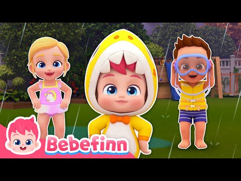 ☔️ This Is the Way We Get Dressed on a Rainy DayㅣEP164ㅣSong for KidsㅣBebefinn Nursery Rhymes