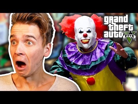 KILLER CLOWN ATTACK w/ Oli White | GTA V