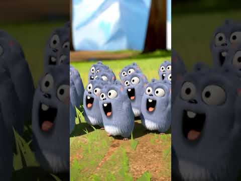 Grizzy het knuffelbeertje! 🐻 #GrizzyendeLemmings #Cartoonito #tekenfilm #shorts