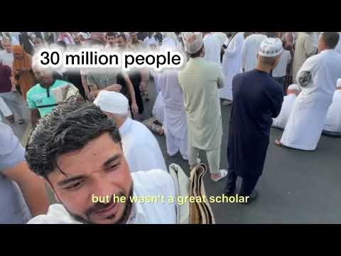Makkah Ma Eid Namaz parhi 45 Million logo ne 😱🔥showked Crowed🥹😱