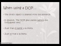 Exploring Spanish Direct Object Pronouns