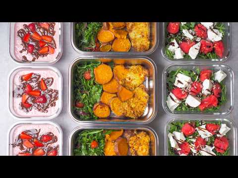 Lunchboxy 3 x 3 - MealPreap na LATO 3 dni jedzenia