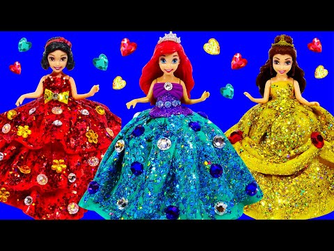 Disney Princesses Dress Up - New Miniature Outfits for Dolls
