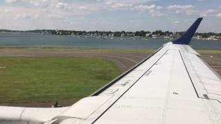 JetBlue E190 Landing on Runway 27 at Boston Logan Int'l Airport (KBOS) [HD]