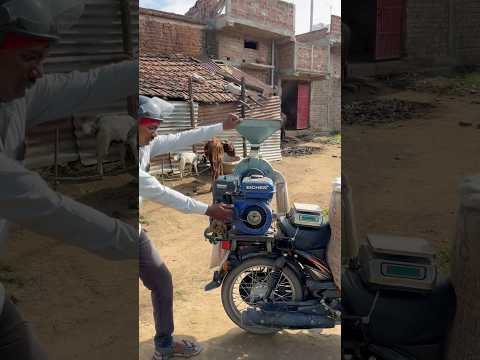 Live Sattu Making On Motorcycle #shorts