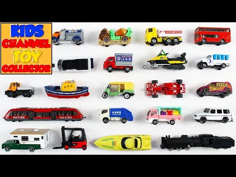 Learn About City Service Vehicles with Toys + More Cars & Trucks Videos for Kids