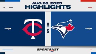 MLB Highlights | Twins vs. Blue Jays - August 26, 2025