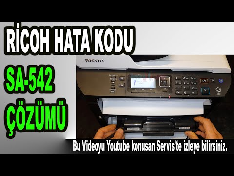 Ошибка принтера sc542 ricoh