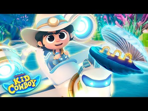 Robohorse Race #10 | Kid & Luna Use LASER TRIDENTS in an Underwater Race! 🫧🔱💥 | Kid Cowboy