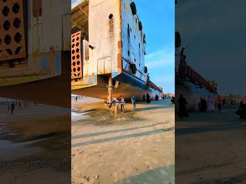 কত বড় একটা জাহাজ লোক দুটো কি করে করে #shorts #viralvideo #foryou