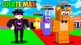 ROBÉ ANIMATRONICOS con SUERTE MAX en Roba un Freddy🐻