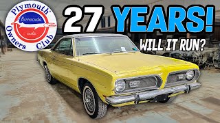 Can We Fix A FORGOTTEN Barracuda After 27 Years for My Dad’s Birthday Roadtrip?