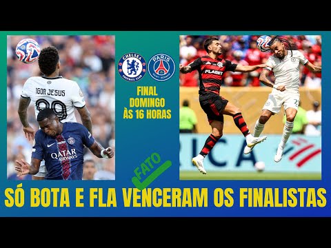 Só Flamengo e Botafogo venceram os finalistas do Mundial de Clubes. E não adianta tentar desmerecer