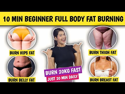 Beginner 10 Min Full body fat burning workout | Burn 10-20kg Fast At Home | Fitness Journey