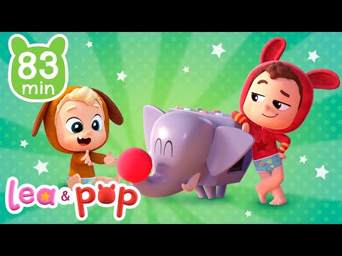 A bola do Pop 🔴 Vídeos educativos para crianças de Lea e Pop