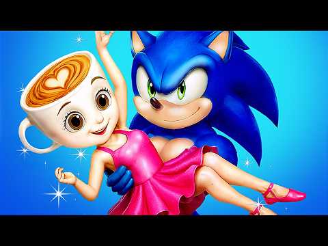 De Triste para Feliz! Sonic the Hedgehog Transformou-se na BAILARINA Cappuccina!