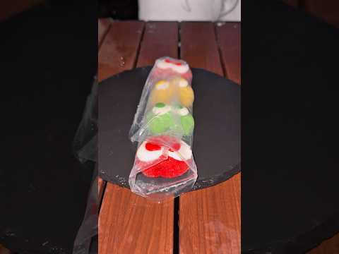 Colorful marshmallows wrapped in rice paper🌈