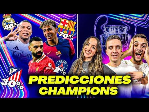 HACEMOS la PREDICCIÓN de la CHAMPIONS LEAGUE 24/25 *DE OCTAVOS a la FINAL*