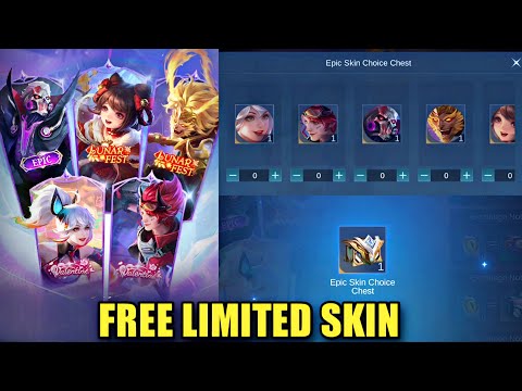 2 FREE LIMITED SKIN CHEST OPENING | MOBILE LEGENDS FREE SKIN