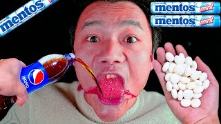 Coca Cola, Different Fanta, Mtn Dew, Pepsi, Sprite and mouth vs Mentos in Big Underground