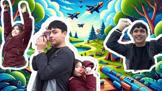 Aventuras en Nueva Ciudad: Batalla Épica en el Parque con mi Hermana | STEVEN