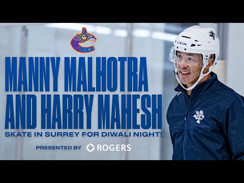 Manny Malhotra and Harry Mahesh Skate in Surrey for Diwali Night!