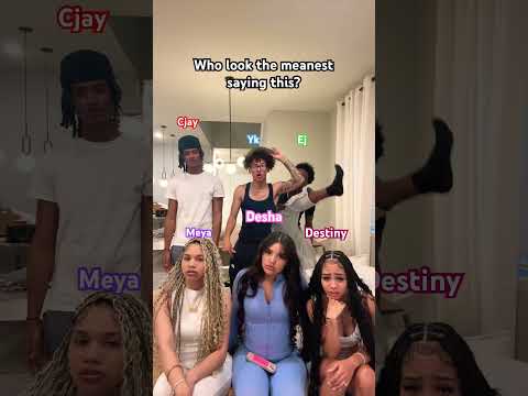 Who yall think said this the meanest?? #youtubeshorts #funny